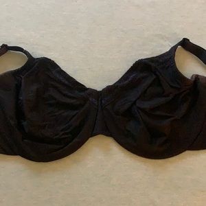 Black Wacoal bra with blue pattern 💙🖤